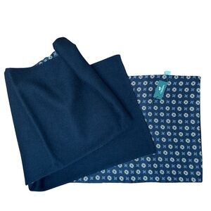 Men's Black Reversible Scarf - Silk